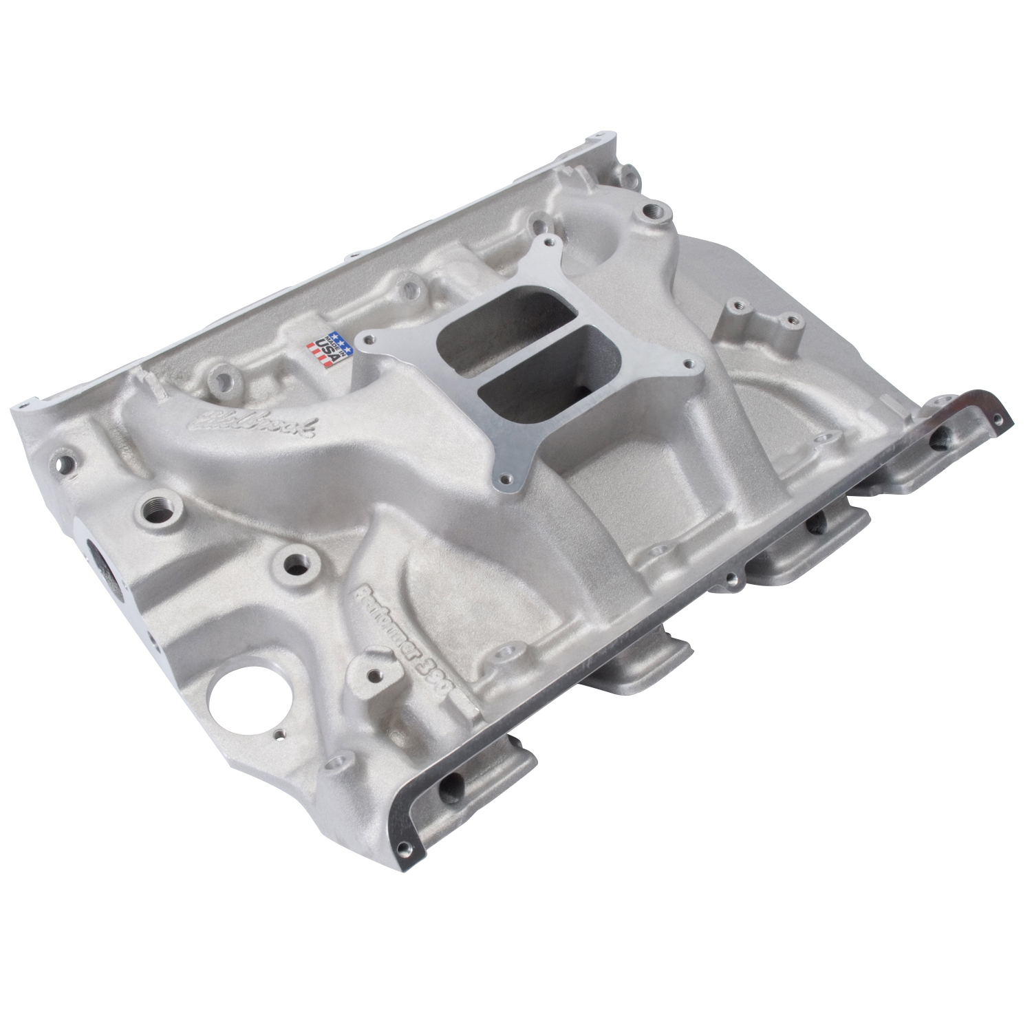 Performer 390 Intake Manifold for Ford FE, Satin Finish (2105)
