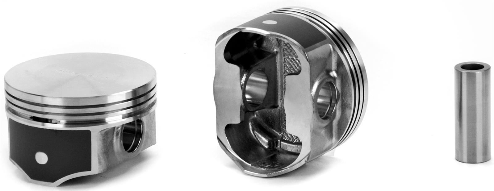 UEM Silvolite Piston Set - 4.030" Bore - Flat Top - 3517HC.75MM