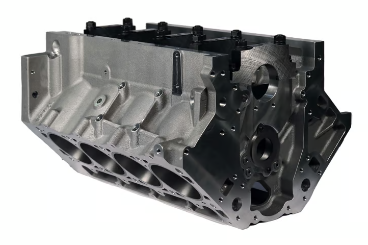 Dart LS Next Aluminum Block - 4.125" Bore - Cleveland Mains - 1/2" Studs - 31947211-WW2