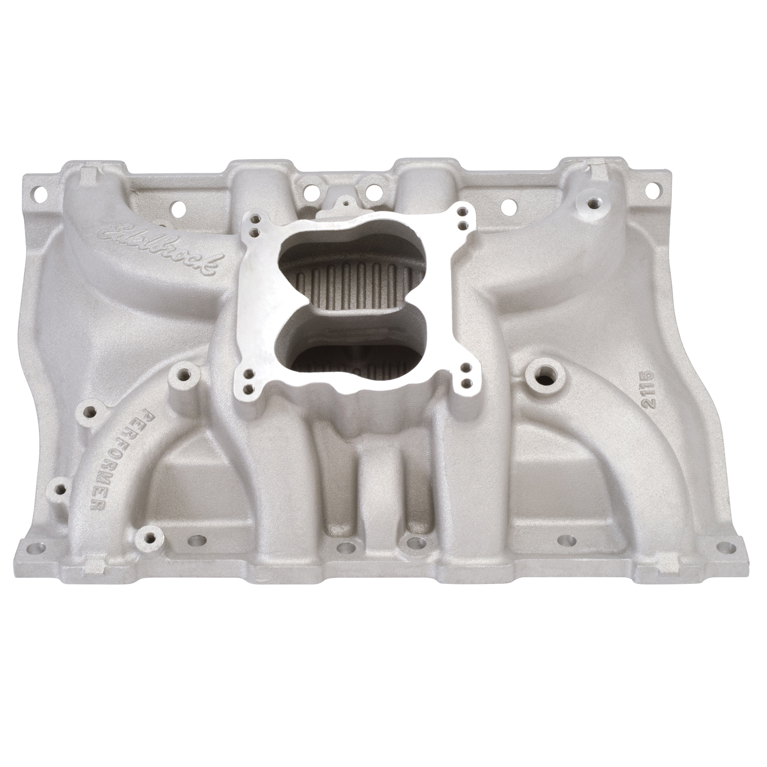Performer Intake Manifold for 1968-1976 Cadillac 472-500, Satin Finish (2115)