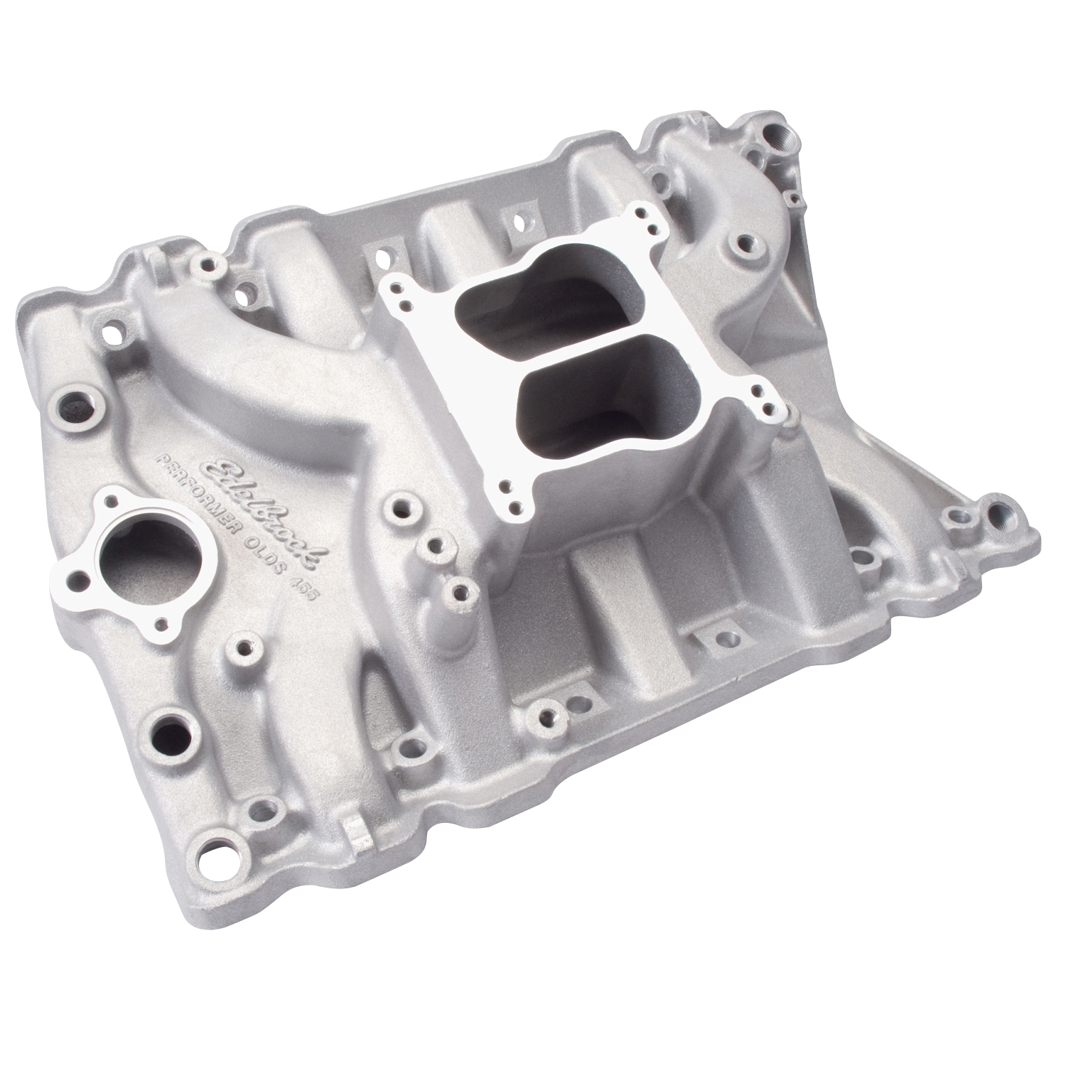 Performer Intake Manifold for Olds 400-455, Non-EGR, Satin (2151)