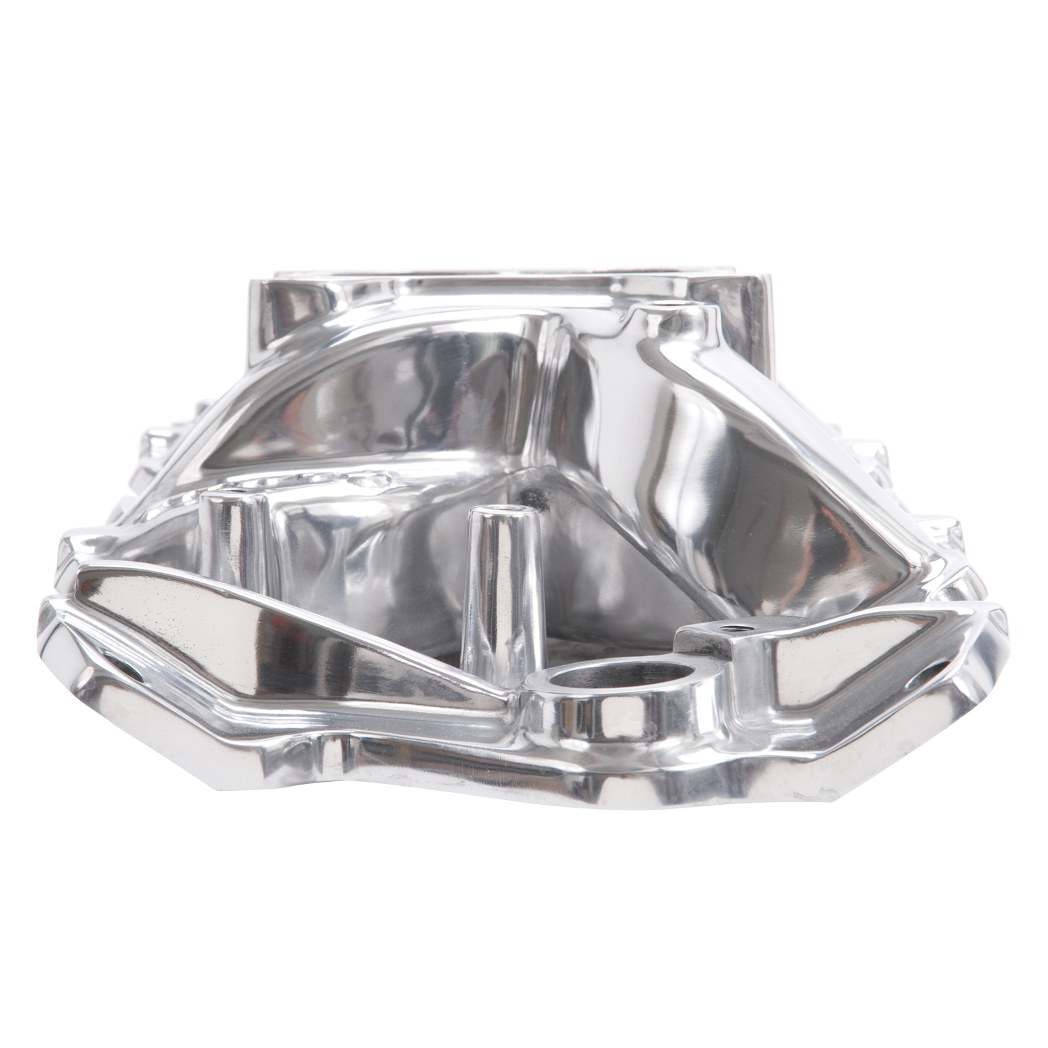 Performer Air-Gap Intake Manifold for 1955-86 Small-Block Chevy, Polished Finish (26011)