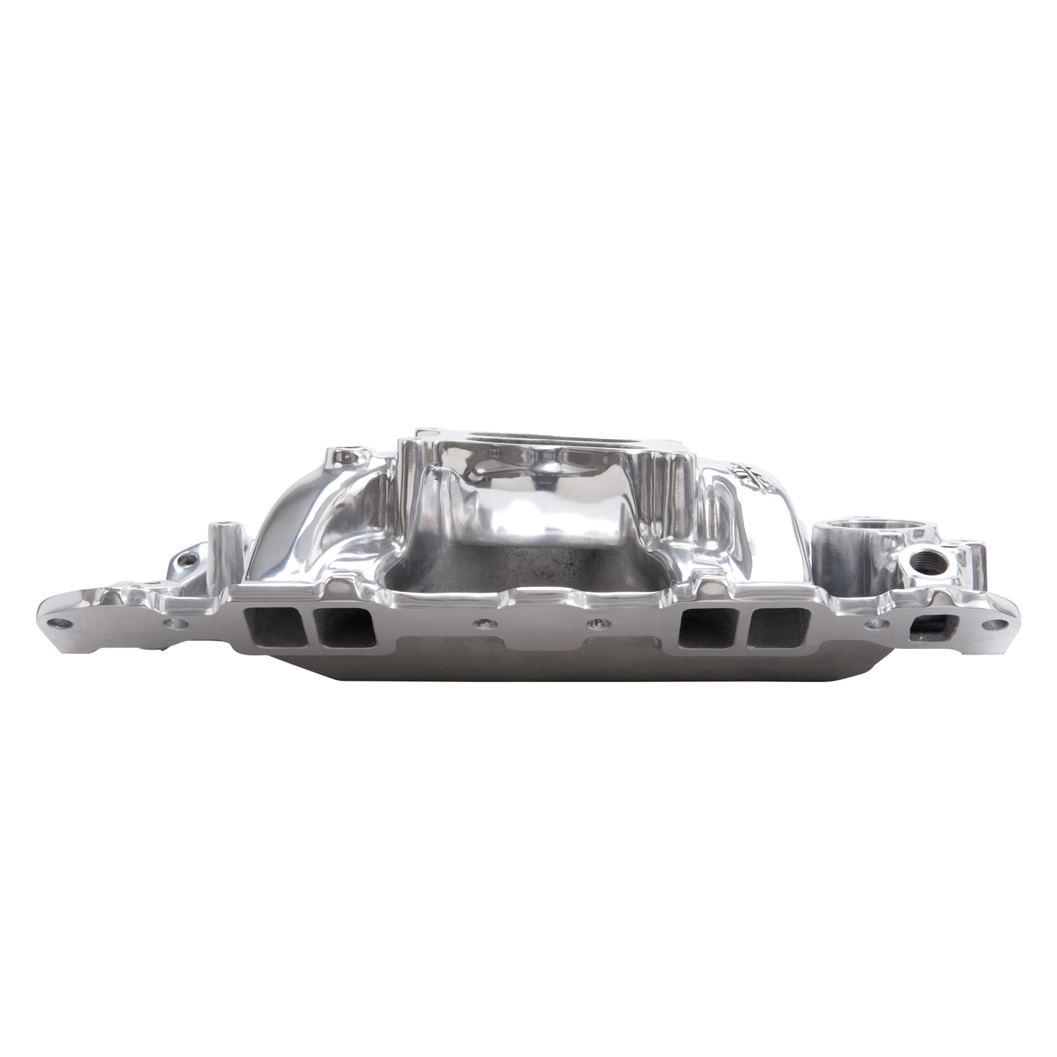 Performer Air-Gap Intake Manifold for 1955-86 Small-Block Chevy, Polished Finish (26011)