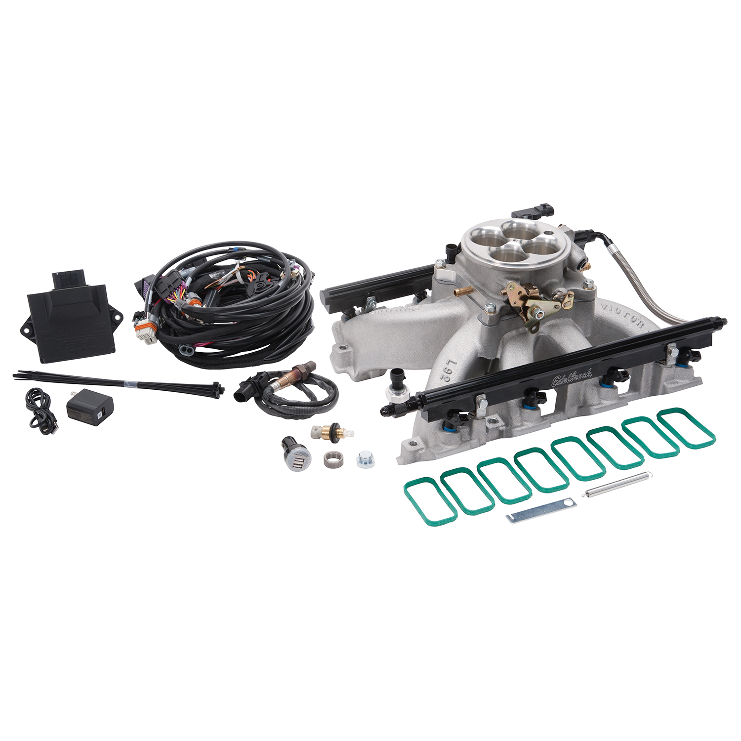 Pro-Flo 4 EFI Traditional 4150-Style Kit #357400 Chevy LS Gen III/IV w/o Tablet (357400)