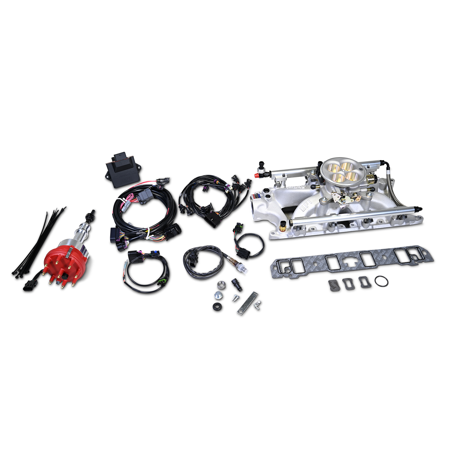 Pro-Flo 4 EFI Traditional 4150-Style Kit #35930 For Ford SB Windsor 289, 302 (35930)
