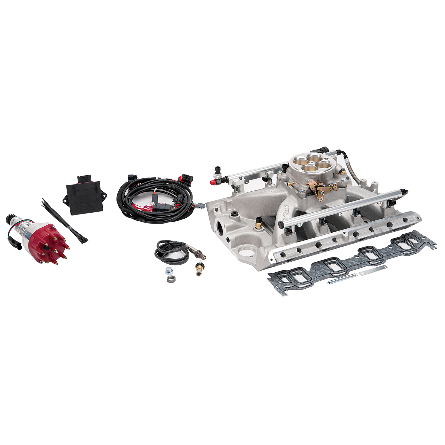 Pro-Flo 4 EFI Traditional 4150-Style Kit #35960 For Ford BB FE 390-428 (35960)