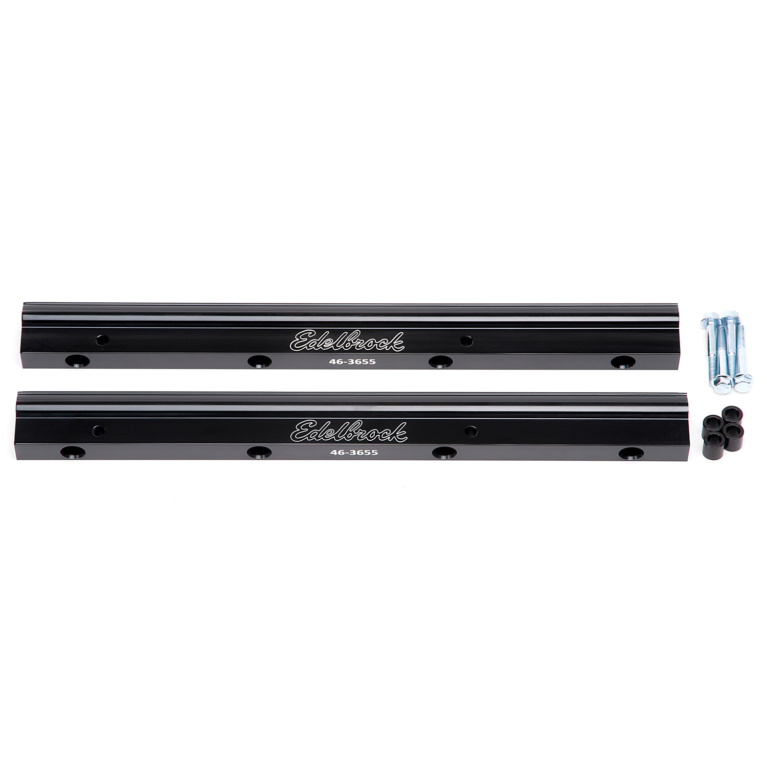 Fuel Injector Rail Kit #3648, -8 AN Black Anodized For Chevrolet LS Gen IV (3648)