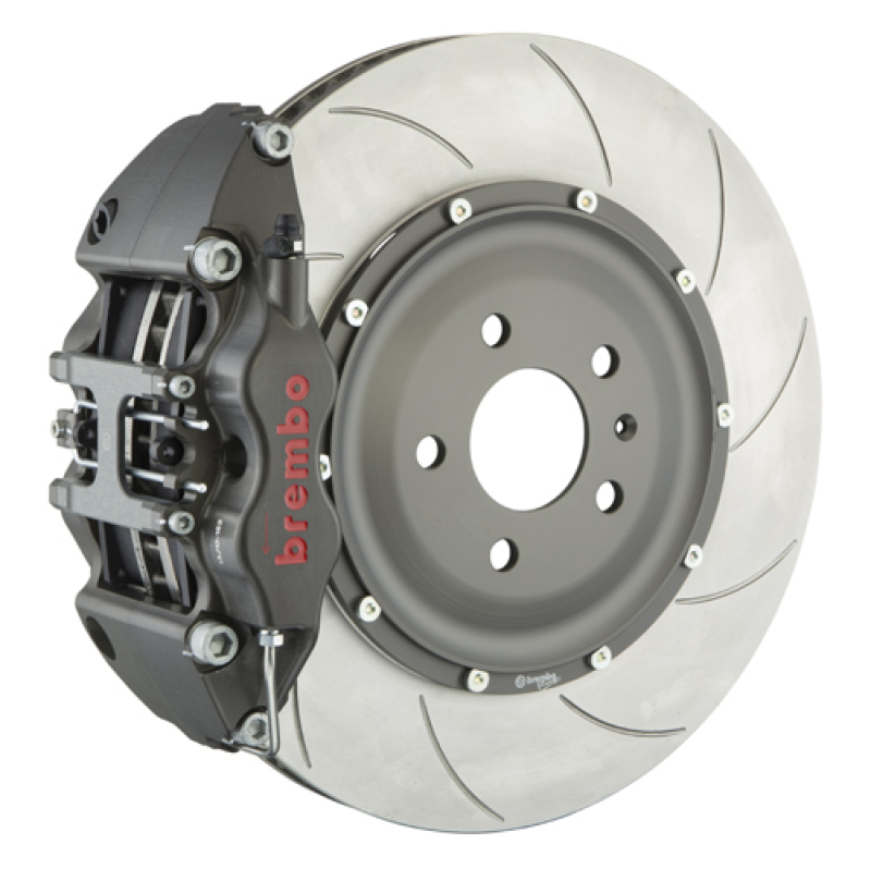 Brembo 16-23 Shelby GT350 PISTA Front Race BBK 6 Piston Billet 380x34x6 5a 2pc Rotor T5-Clear HA