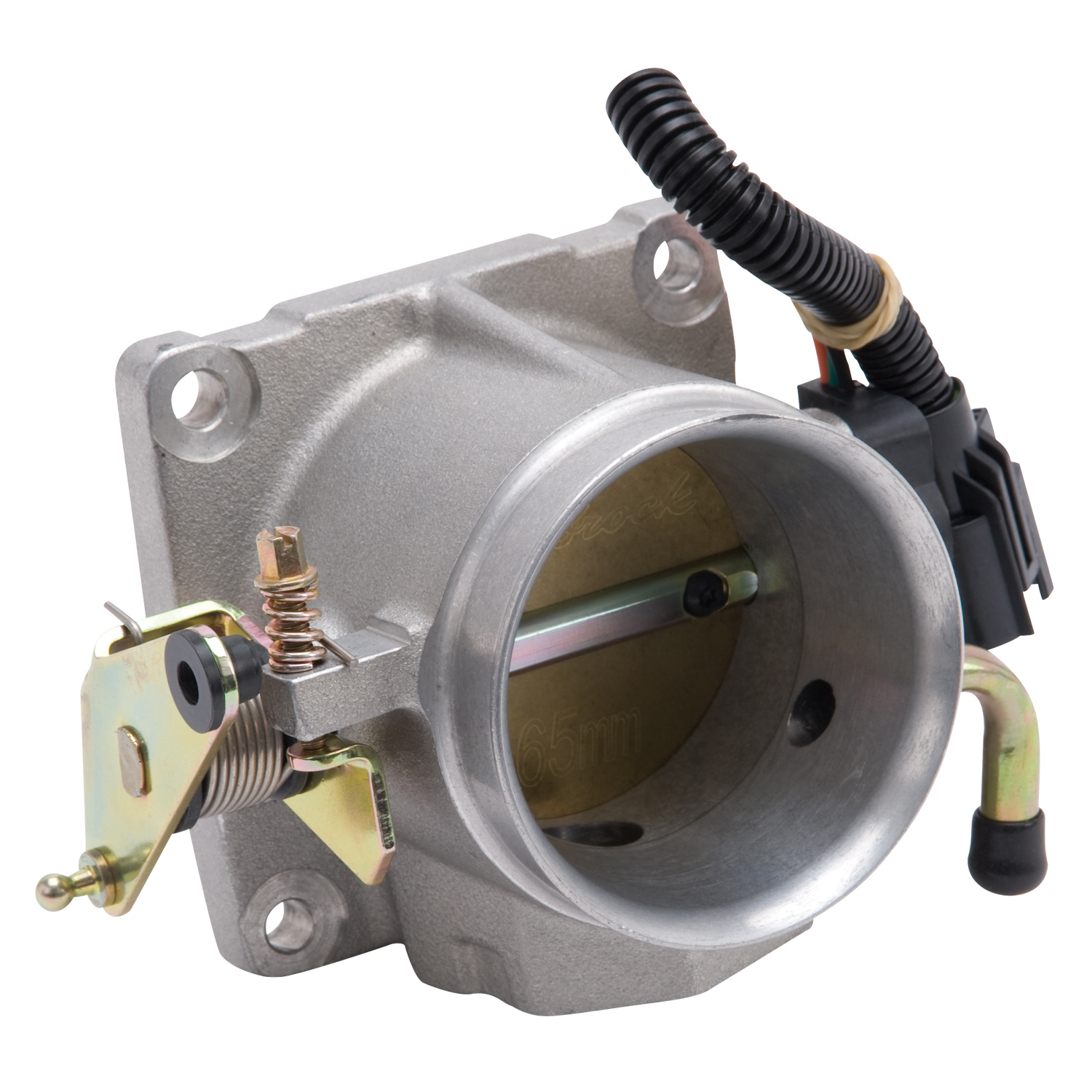 Ford 1986-93 5.0L Mustang 65mm Throttle Body, Satin Finish (3824)
