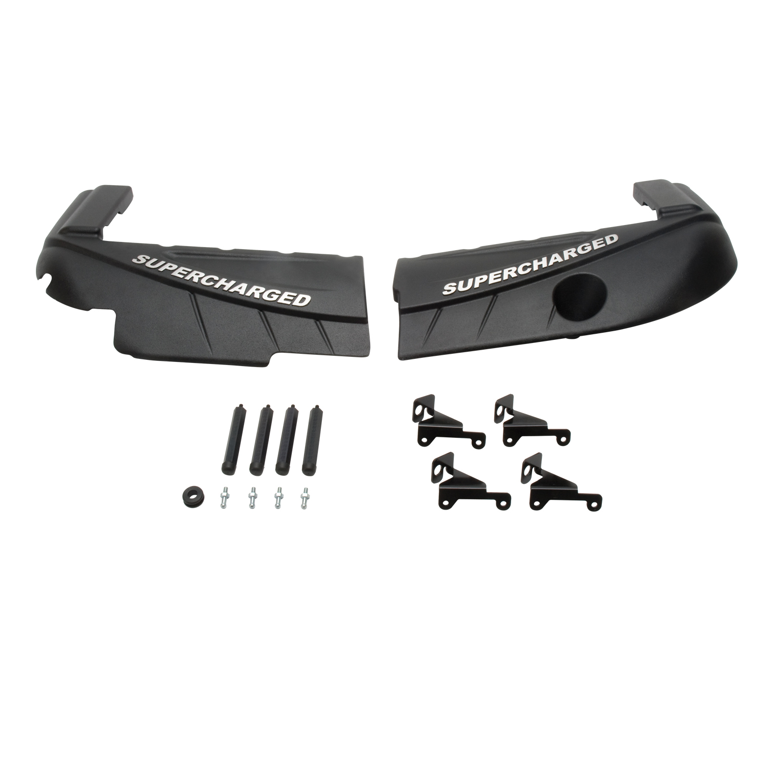 Edelbrock Supercharger Aluminum Coil Covers #41133 For 2005-10 Mustang GT 4.6L (41133)