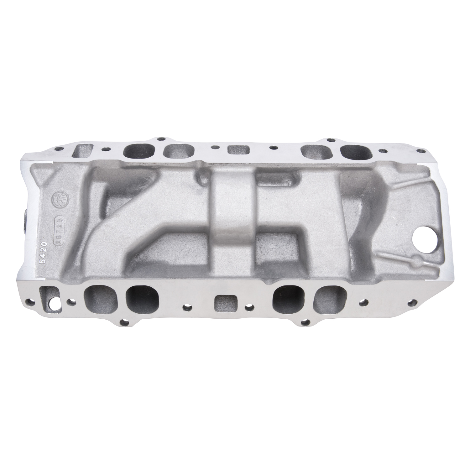 Edelbrock part #54201 Big-Block Chevy C-66-O polished intake manifold (54201)