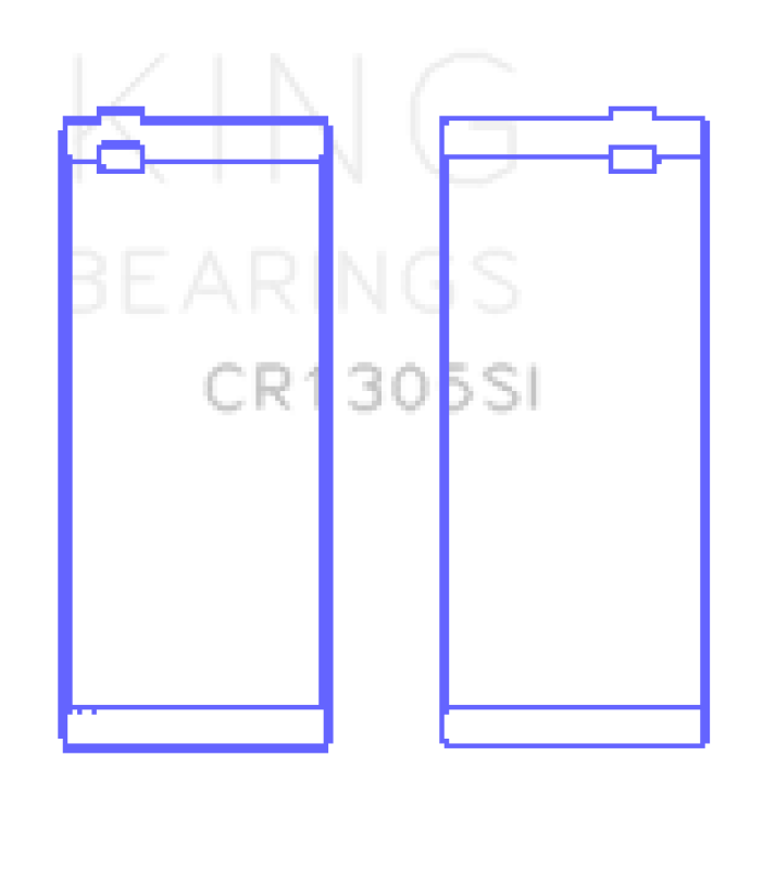 King 03-15 Dodge Cummins Diesel 5.9L L6 (Size 0.75) Cracked Rod Bearing (Must Order 6 for Set)