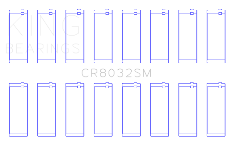 King Engine Bearings Chrysler V8 5.7L/6.1L/6.4L Hemi Rod Bearing Set - Size STD