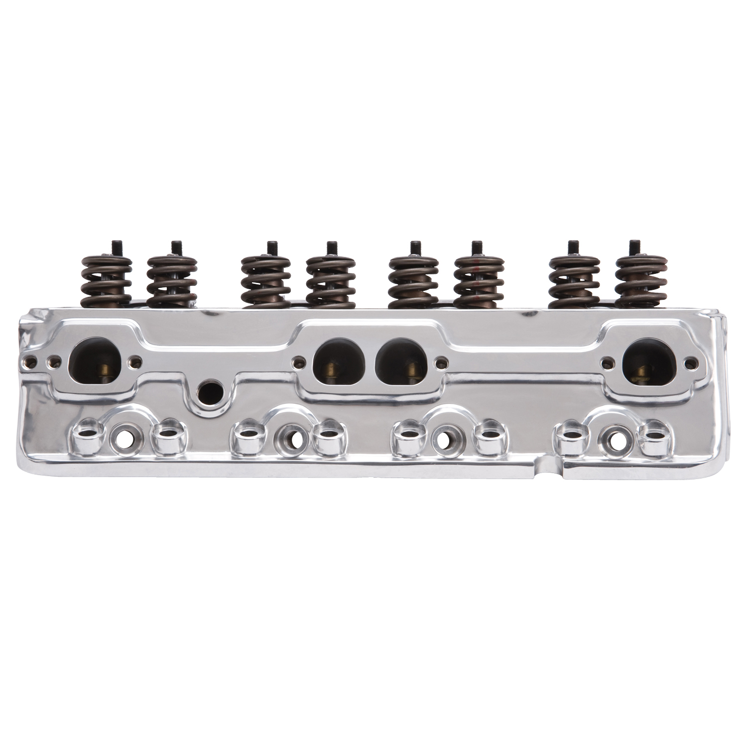 RPM Small-Block Chevy Straight Spark Plug 70cc Flat Tappet Polished (607119)