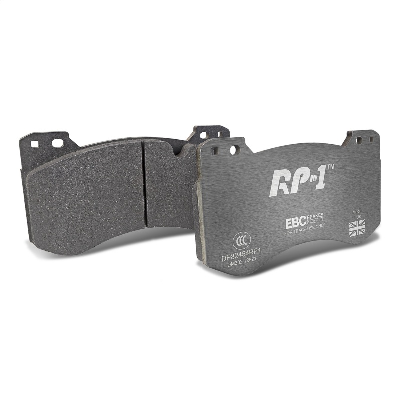 EBC Racing 2021+ BMW M3/M4 / 2023+ BMW M2 (G80/G82/G87) w/Cast Iron Rotor RP-1 Race Front Brake Pads