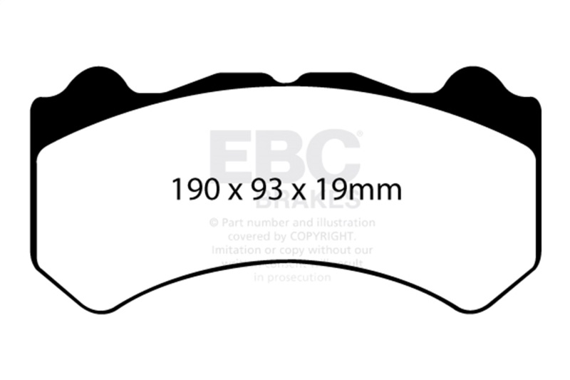 EBC Racing Alcon RC6 SR-21 Sintered Race Front Brake Pads