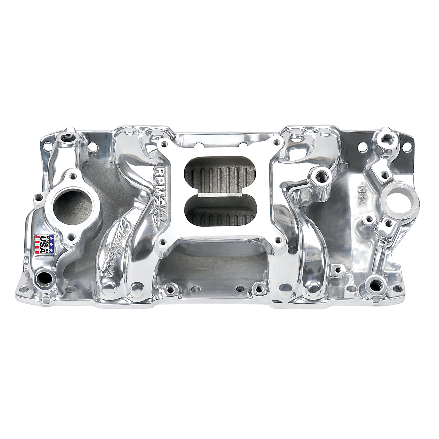 Performer RPM AIR-Gap Small Block Chevy Polished Intake Manifold (75011)