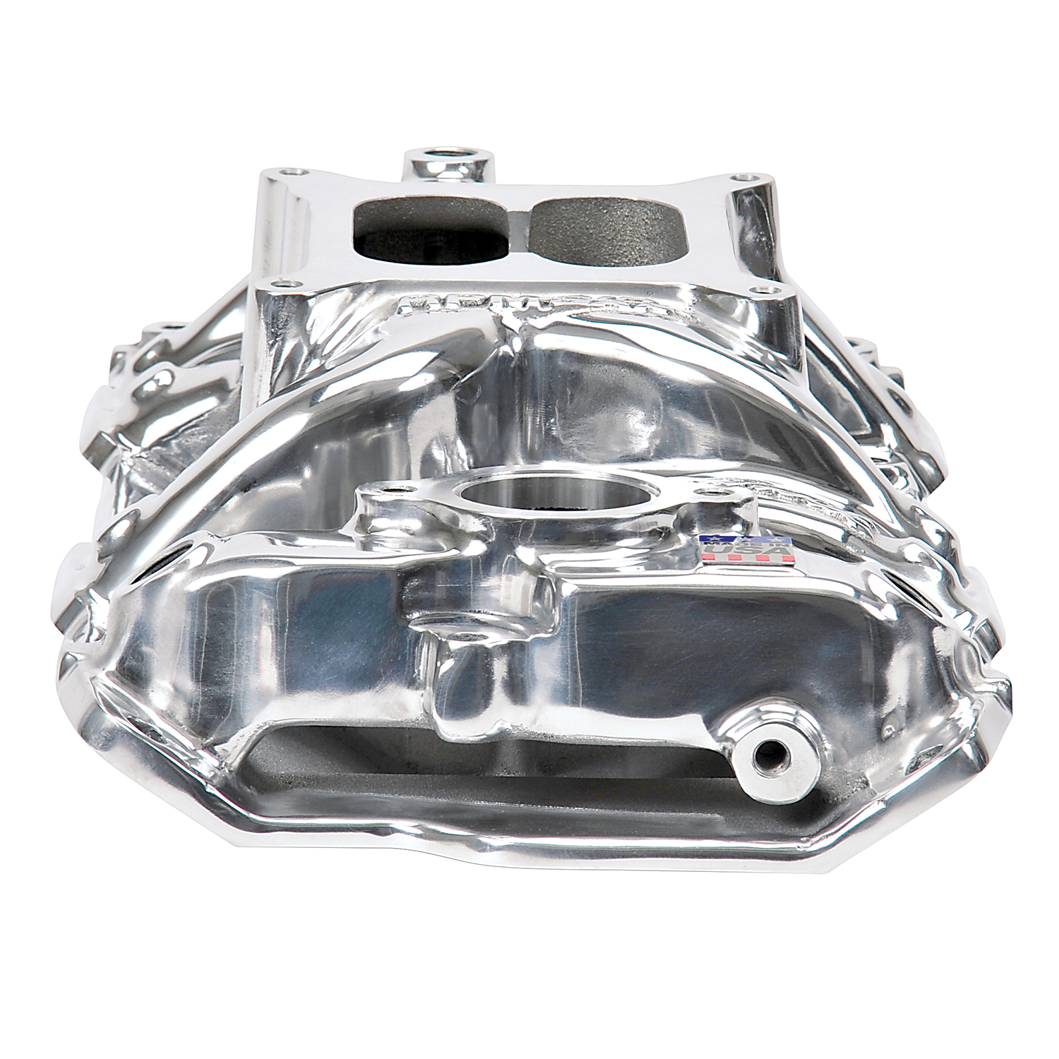 Performer RPM AIR-Gap Small Block Chevy Polished Intake Manifold (75011)