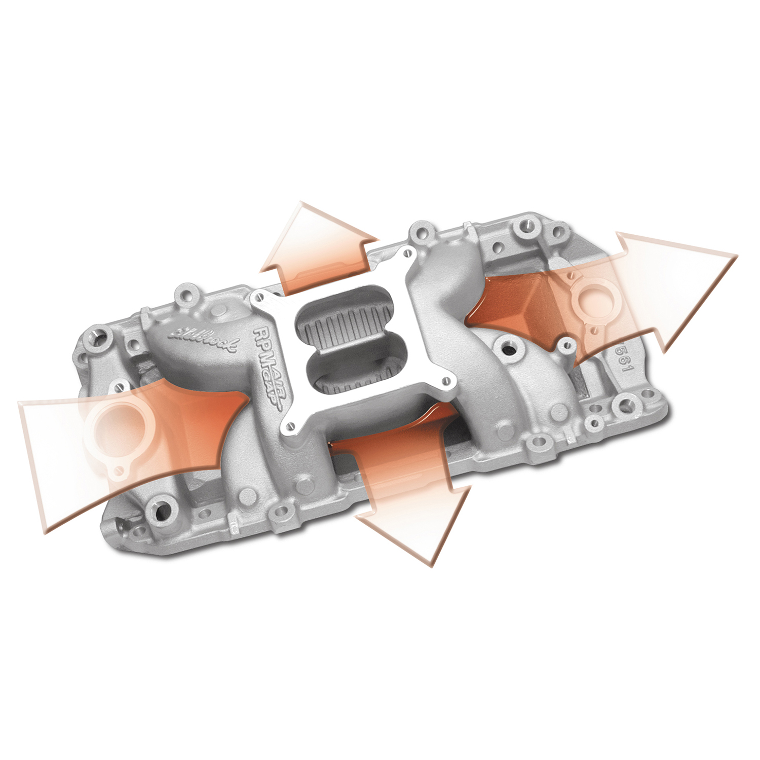 RPM Air-Gap Big Block Chevy 2-O Intake Manifold (7561)