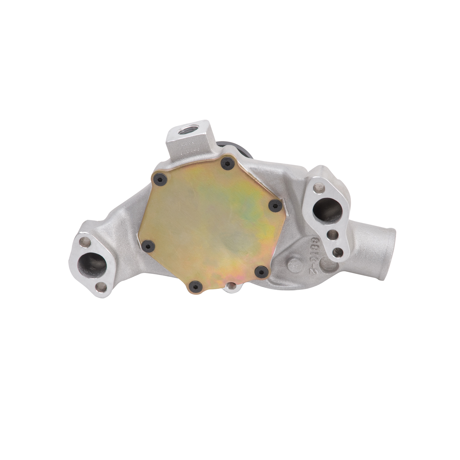 Water Pump for Small-Block 1971-82 Corvettes in Satin Finish (Short) (8812)
