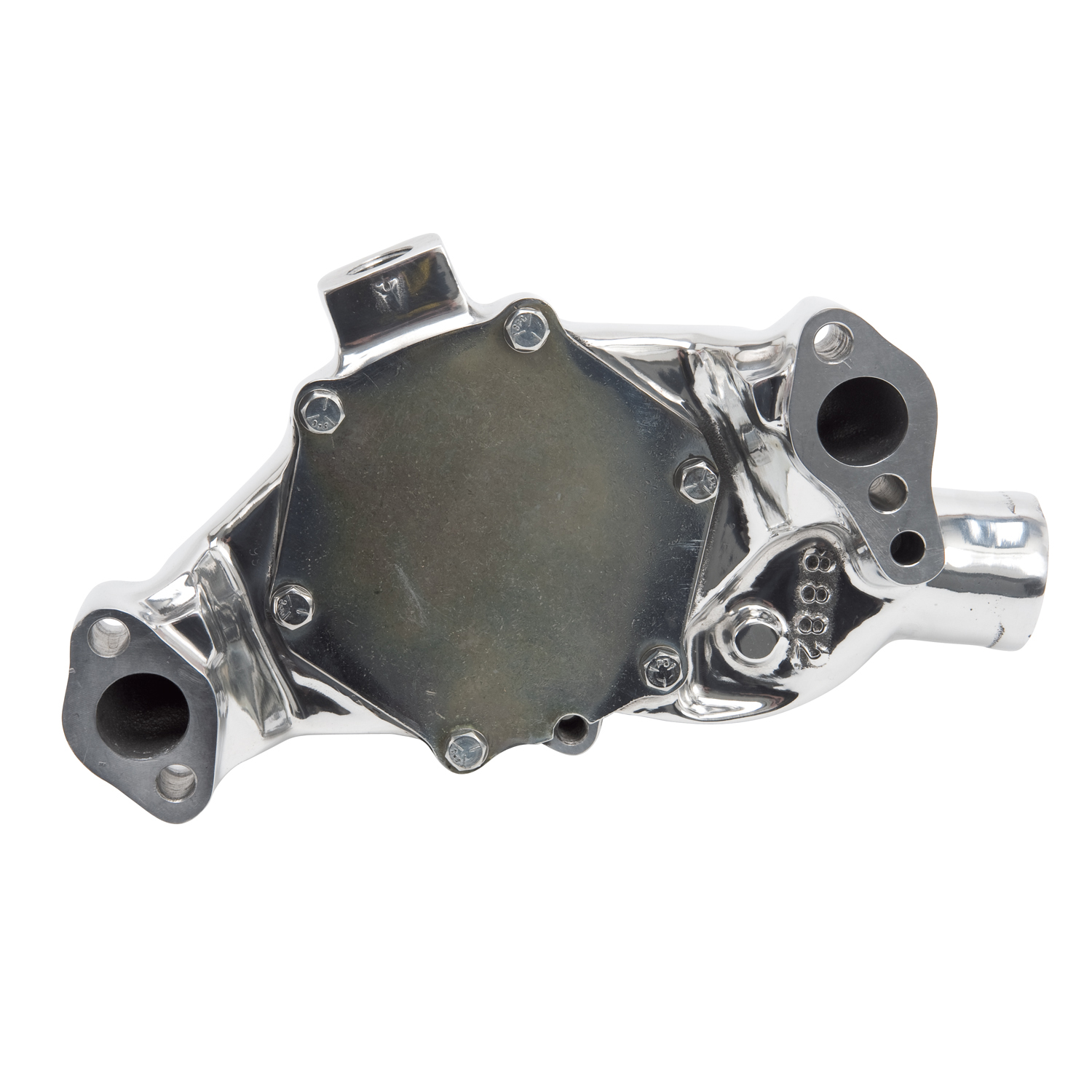 Water Pump for Small-Block Chevy Street Rods in Polished Finish (8892)