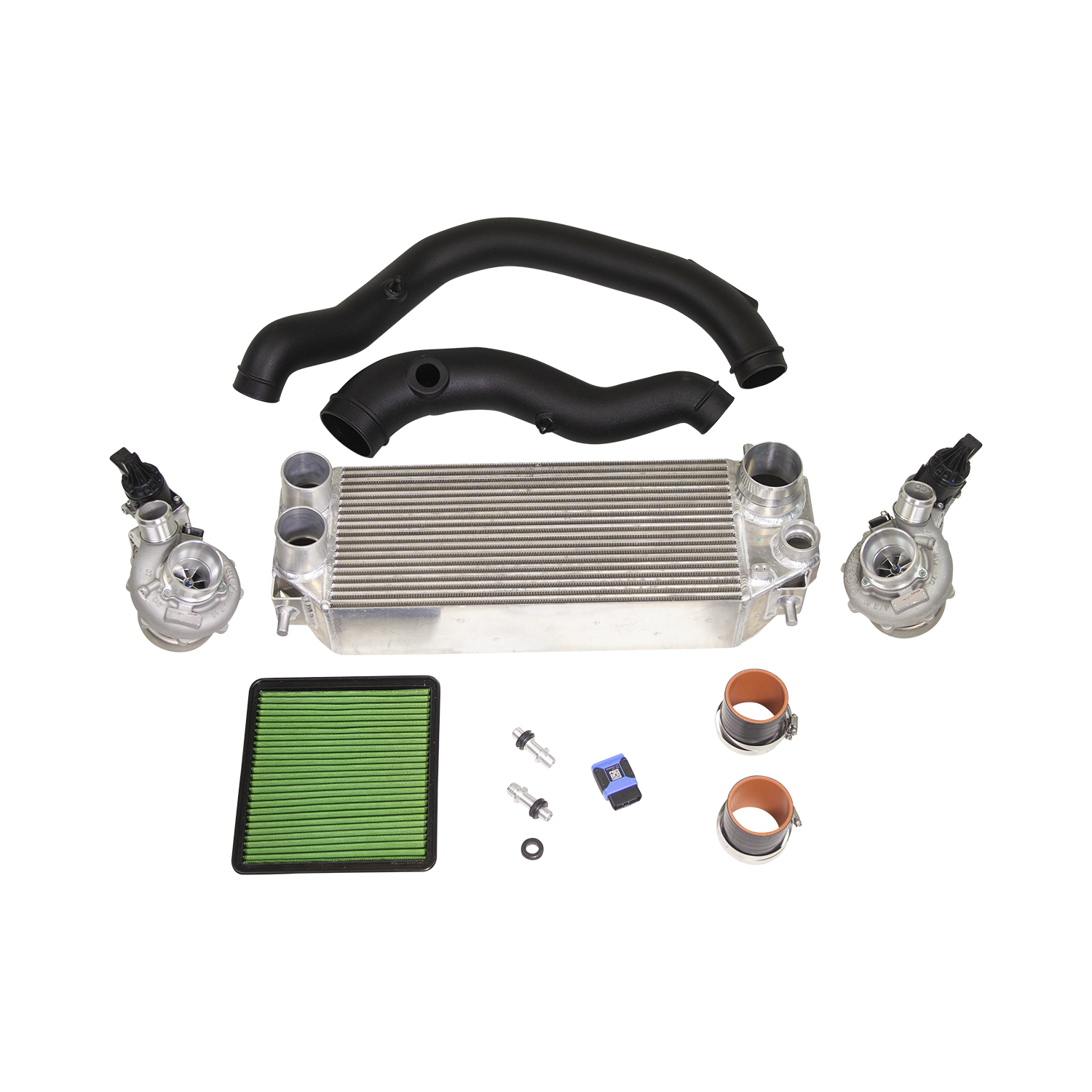 Edelbrock Twin-Force Stg 2 Kit 17-22 Ford F150/Raptor 3.5L HO EcoBoost (158332)