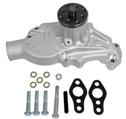 Water Pump for Small-Block Chevy Street Rods in Satin Finish (88820)