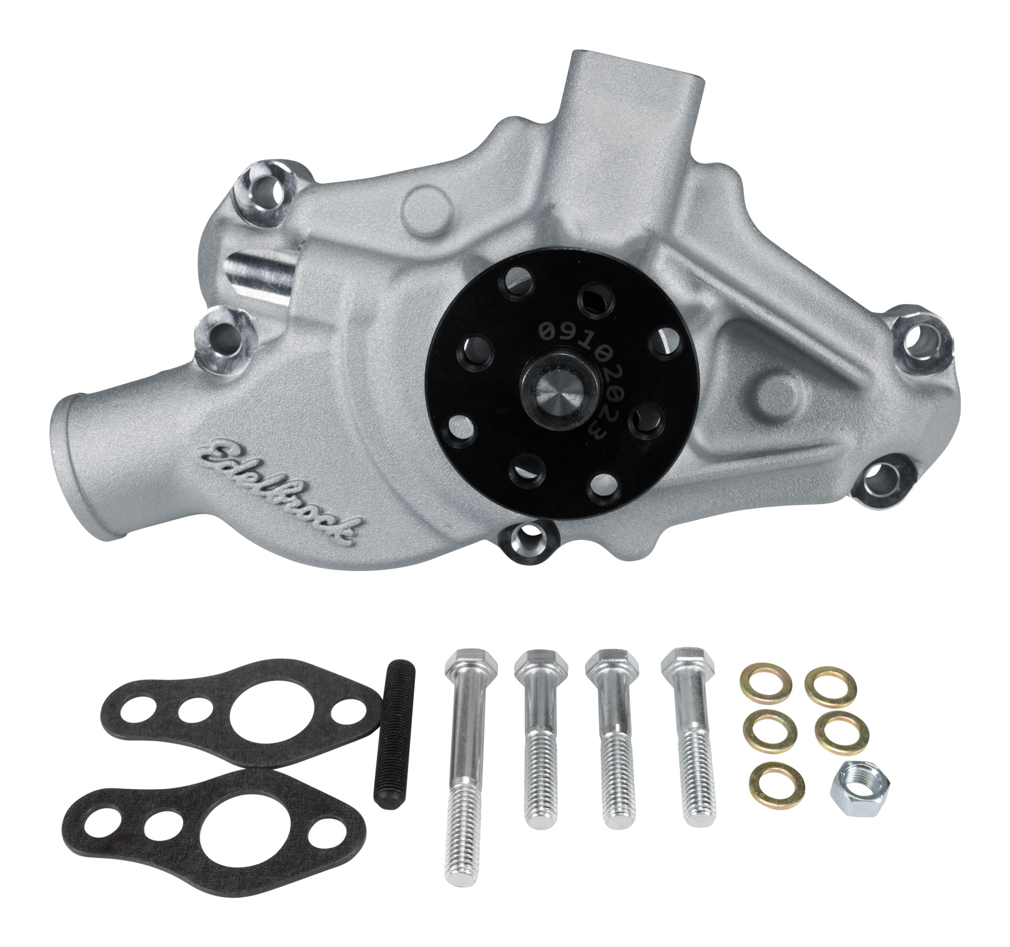 Water Pump for Small-Block 1971-82 Corvettes in Satin Finish (Short) (88120)