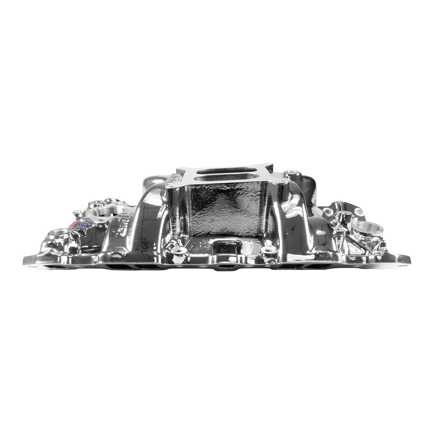 Performer RPM Small Block Chevy Intake Manifold, Chrome Plasma (7101-CP)