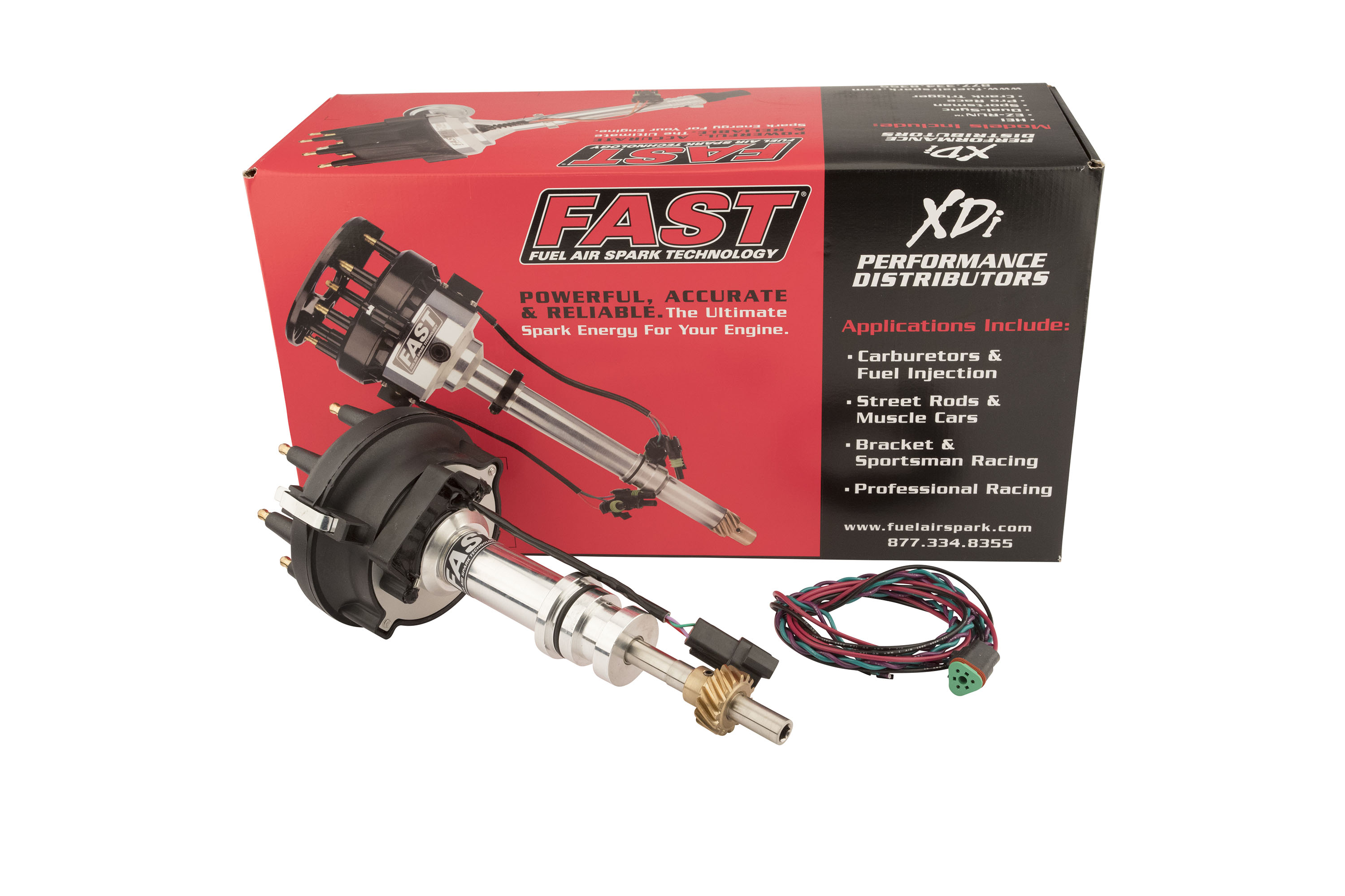 Distributor, XDi Sportsman, Large Cap, Ford 351W (1000-1612B)