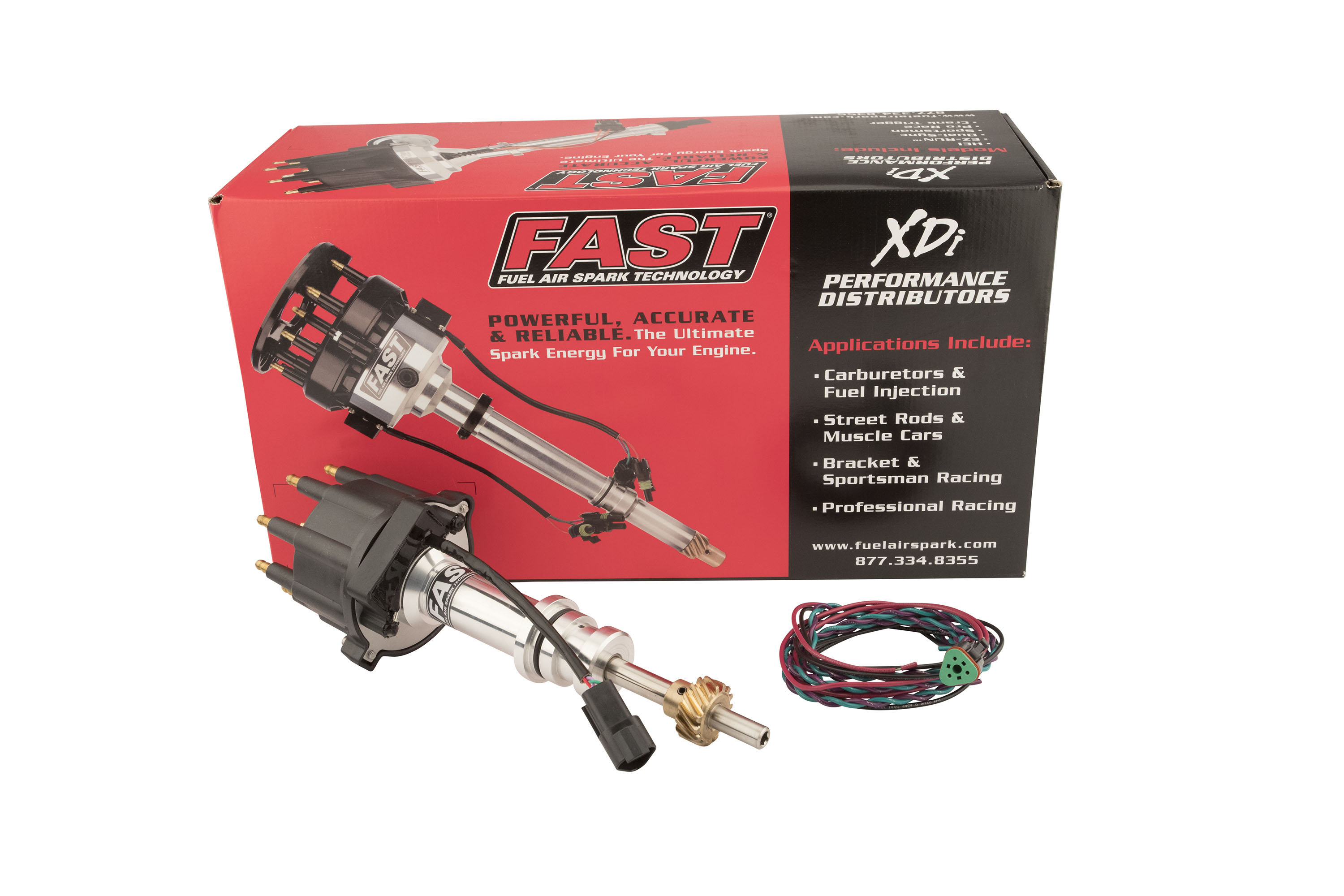 DISTRIBUTOR, XDi RACE EFI FOR SMALL CAP SB FORD W/ BRONZE GEAR (1000-1611EFI)