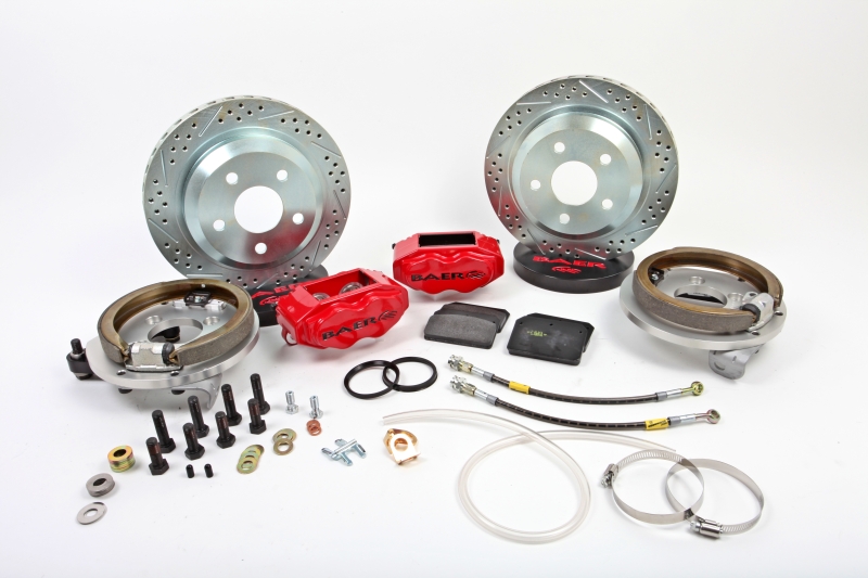Baer Brakes 64-77 GM A-Body Cars 12in SS4 Rear SDZ Brake Kit - Red