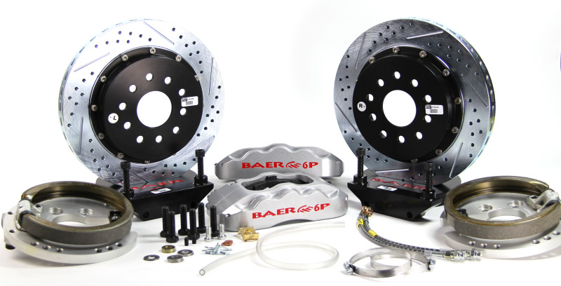 Baer Brakes 94-96 Chevy Impala SS 14in Pro+ Rear Brake Kit - Silver
