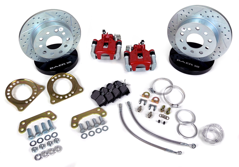 Baer Brakes Rear Ends w/ Ford 9in Early Big Bearing HE 10.5in Classic Series Rear Brake Kit