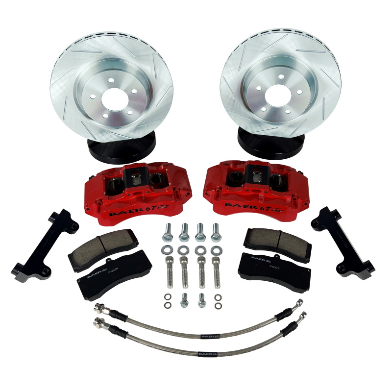 Baer Brakes 20-25 Jeep Gladiator 13.5in 6T Front SZ Brake Kit - Black