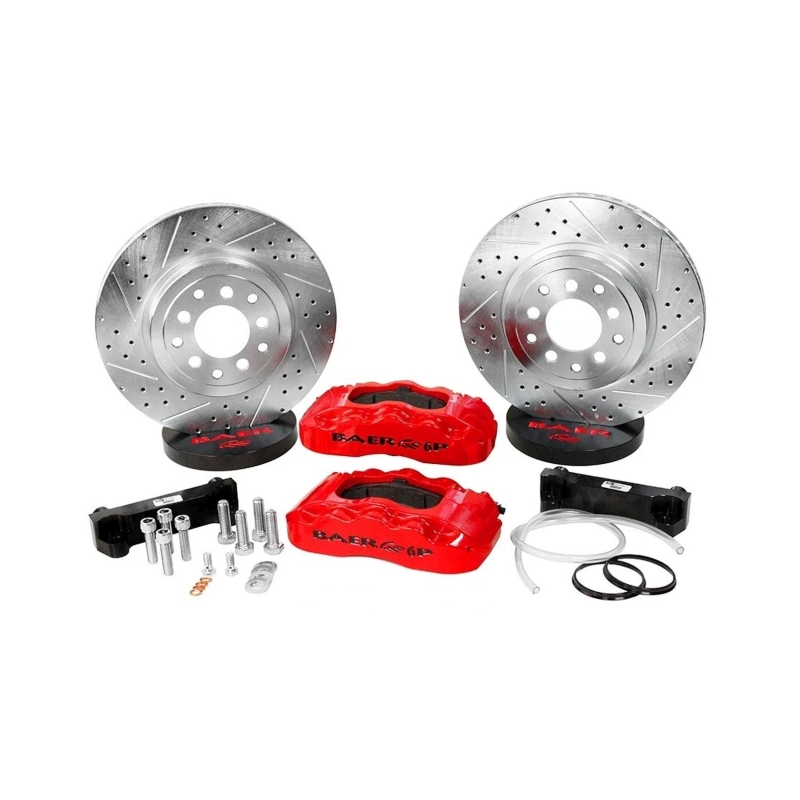 Baer Brakes 06-09 Chevrolet Trailblazer 14in Pro Rear Brake System-Silver-