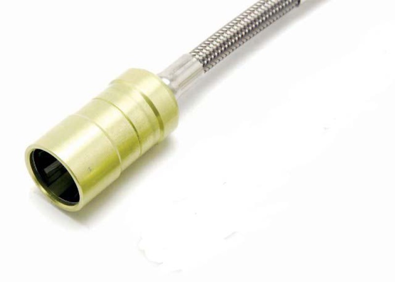 McLeod Quick Disconnect Female End To AN-4: 17" Steel Braided Line