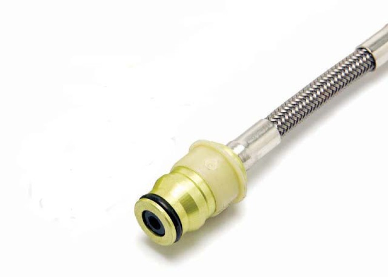 McLeod Quick Disconnect Male End To AN-4: 03" Steel Braided Line