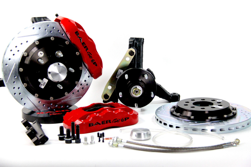 Baer Brakes 71-76 Buick LeSabre STD Studs 14in Pro+ Front SDZ Brake Kit - Grabber Blue