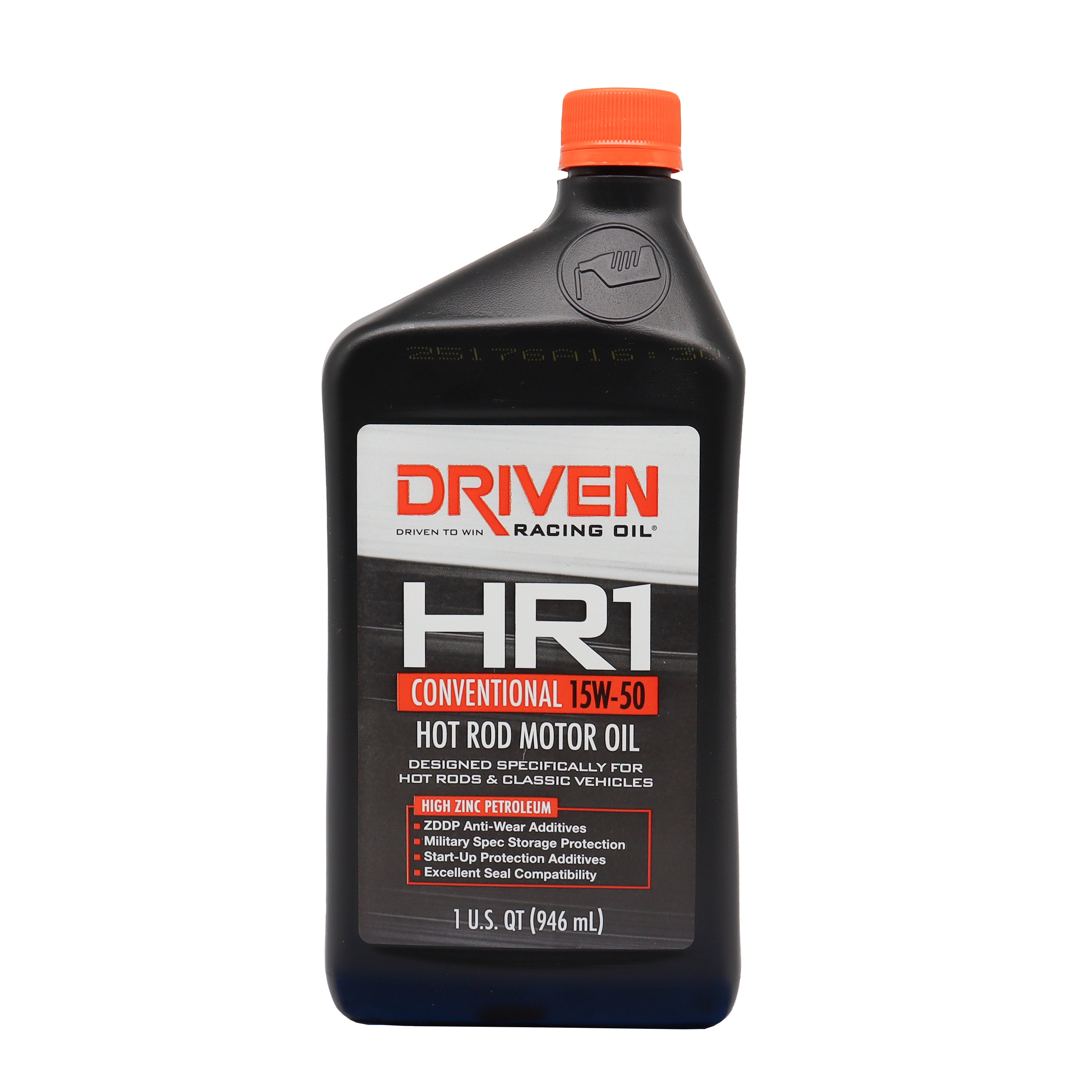 Driven Racing Oil HR1 SAE 15W-50 Conventional - Quart — 12 pack