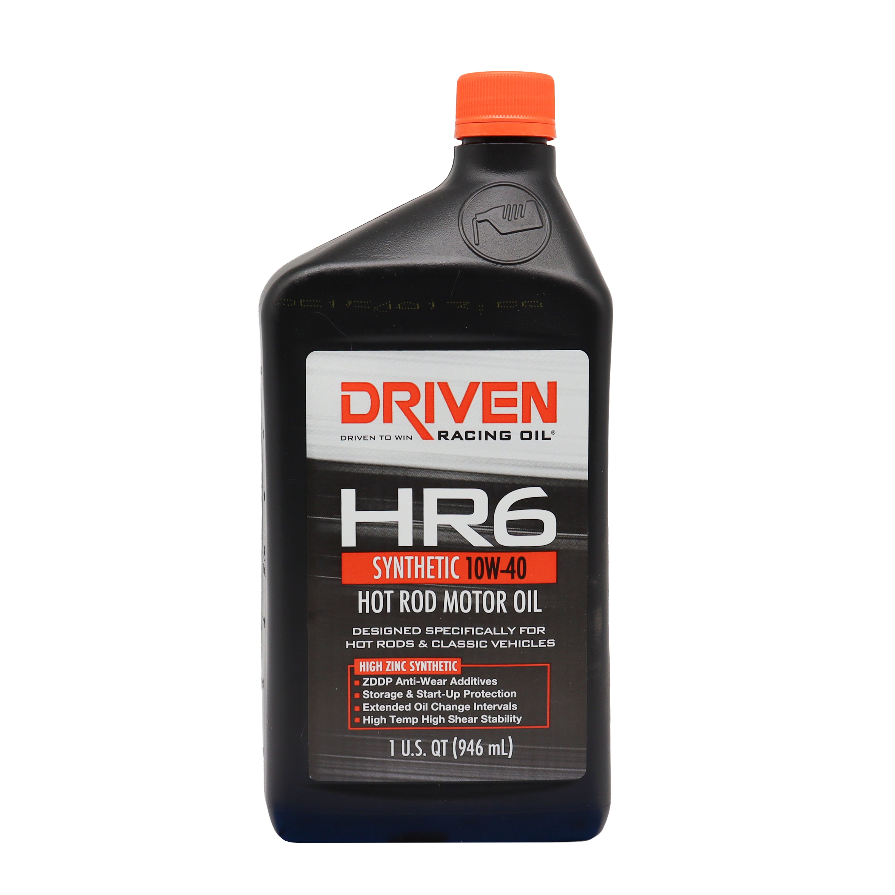 Driven Racing Oil HR6 SAE 10W-40 - Quart — 6 pack
