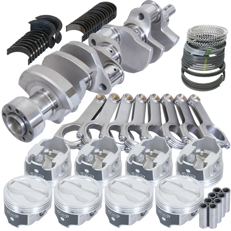 Eagle Chevy LT1 350 1Pc 3.750in Crank 5.700in H-Beam -18cc 4.030in Pistons Rotating Assembly