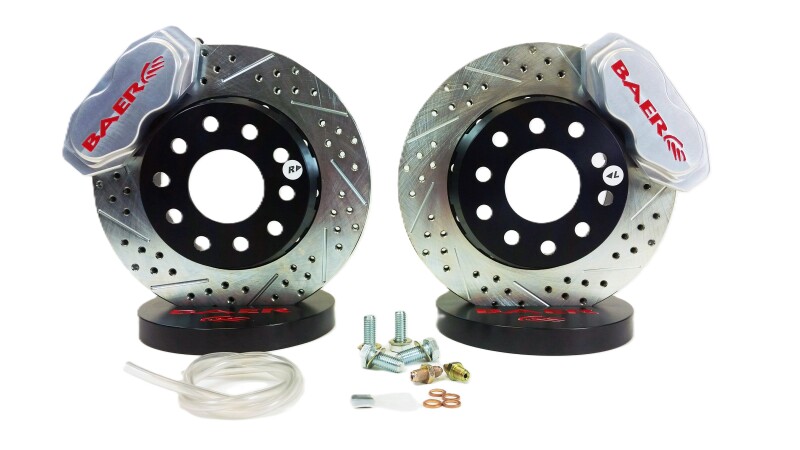Baer Brakes 79-93 Ford Mustang 11in SS4+ Deep Stage Front SDZ Brake Kit - Clear
