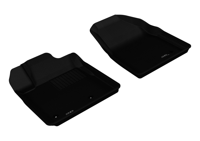 3D MAXpider 2009-2015 Honda Pilot Kagu 1st Row Floormat - Black
