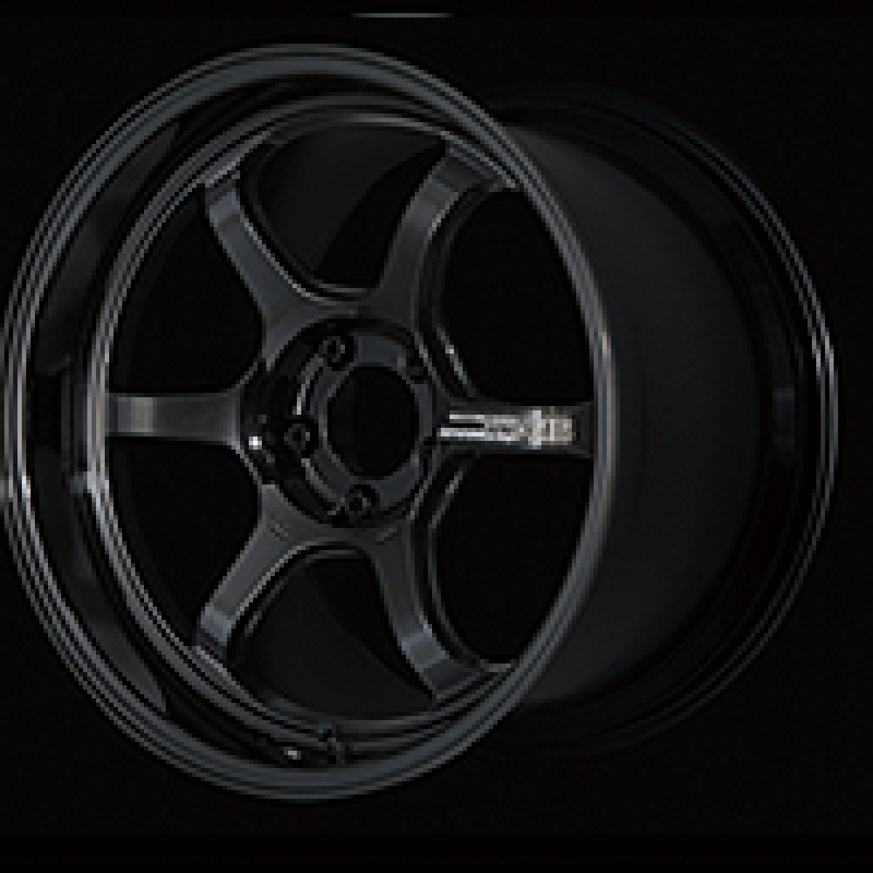 Advan R6 18x9.5 +29 5x114.3 Racing Titanium Black Wheel