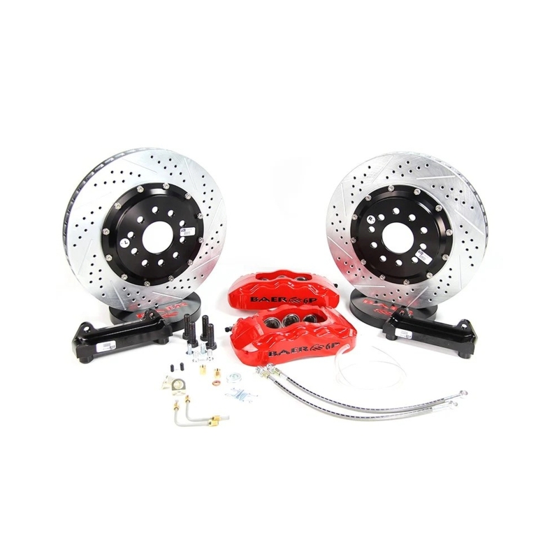 Baer Brakes 05-13 Chevrolet Corvette 14in Pro+ Front SDZ Brake Kit - Monster Green