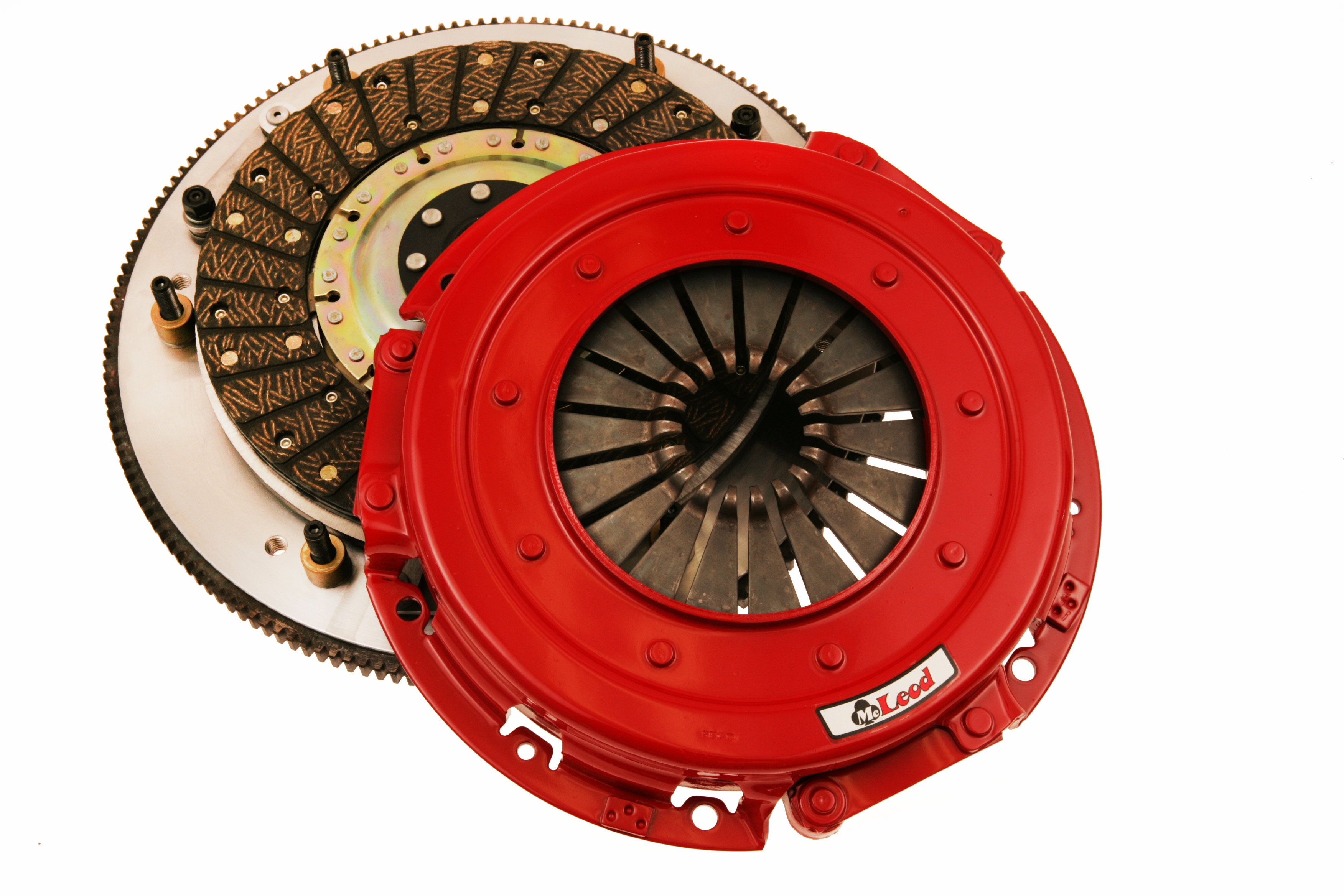 McLeod Original Street Twins Clutch & Flywheel Kit – Steel, GM 1997-13 LS-X 6 Bolt Crank, 1-1/8 x 10 (6404804)