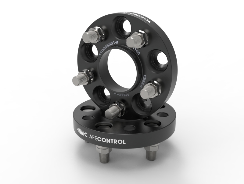 aFe Control Forged Aluminum Wheel Spacers 5x108 CB 63.4 20 MM- 20-24 Ford Edge ST