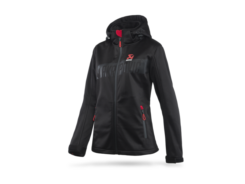 Akrapovic Womens Corpo Softshell Jacket Black - M