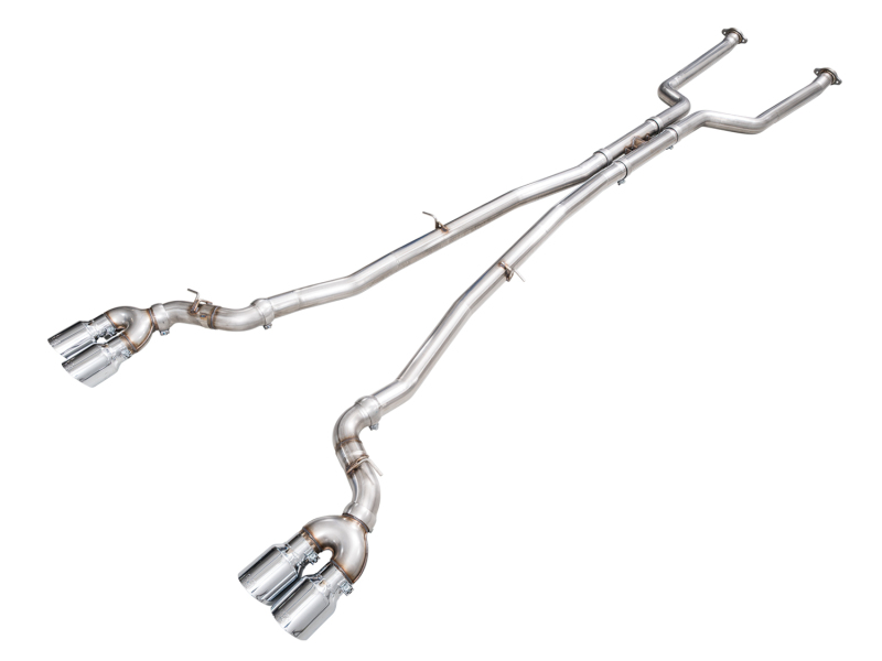 AWE Tuning BMW G90/G99 M5 Track Edition Cat-Back Exhaust - Chrome Silver Tips